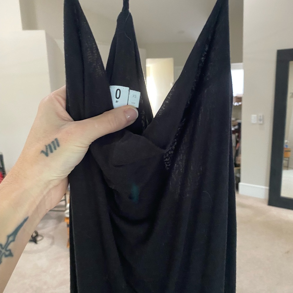 Kimberly Ovitz black racerback dress - Picture 3 of 7